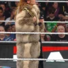 Order Now Becky Lynch Monday Night RAW 2026 Brown Fur Coat