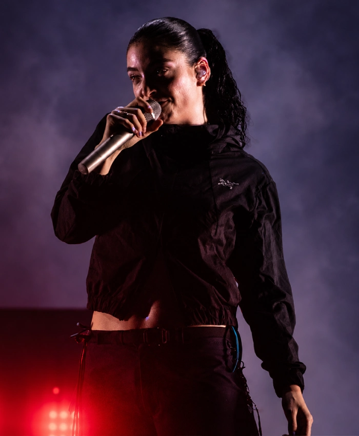Osheaga Festival 2026 Lorde Black Cotton Hooded Jacket For Sale
