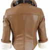 Overwatch Tracer Brown Leather Jacket