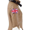 Overwatch Tracer Brown Shearling Leather Jacket