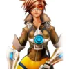 Overwatch Tracer Brown Shearling Leather Jacket Sale