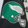 Philadelphia Eagles Modern Originals Classic Rib Black and White Varsity Jacket