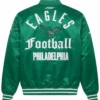 Philadelphia Eagles Modern Originals Full Snap Green Jacket