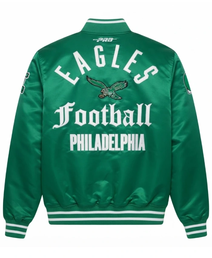 Philadelphia Eagles Modern Originals Full Snap Green Jacket