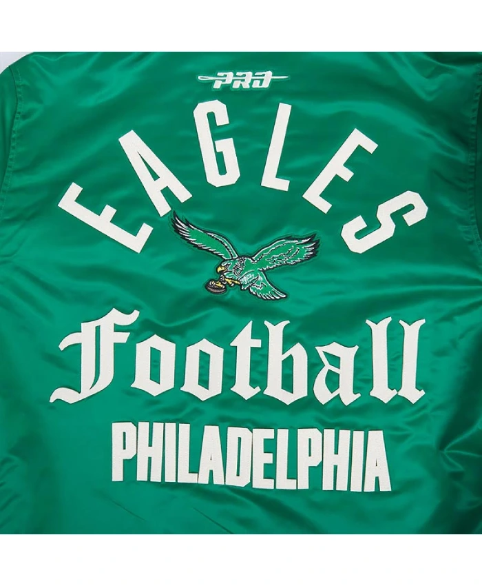 Philadelphia Eagles Modern Originals Full Snap Satin Jacket
