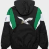 Philadelphia Eagles Starter Blackout Breakaway Black Hooded Jacket