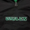 Philadelphia Eagles Starter Blackout Breakaway Pullover Black Hooded Jacket