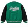 Philadelphia Eagles Team Legacy Green and Black Varsity Jacket