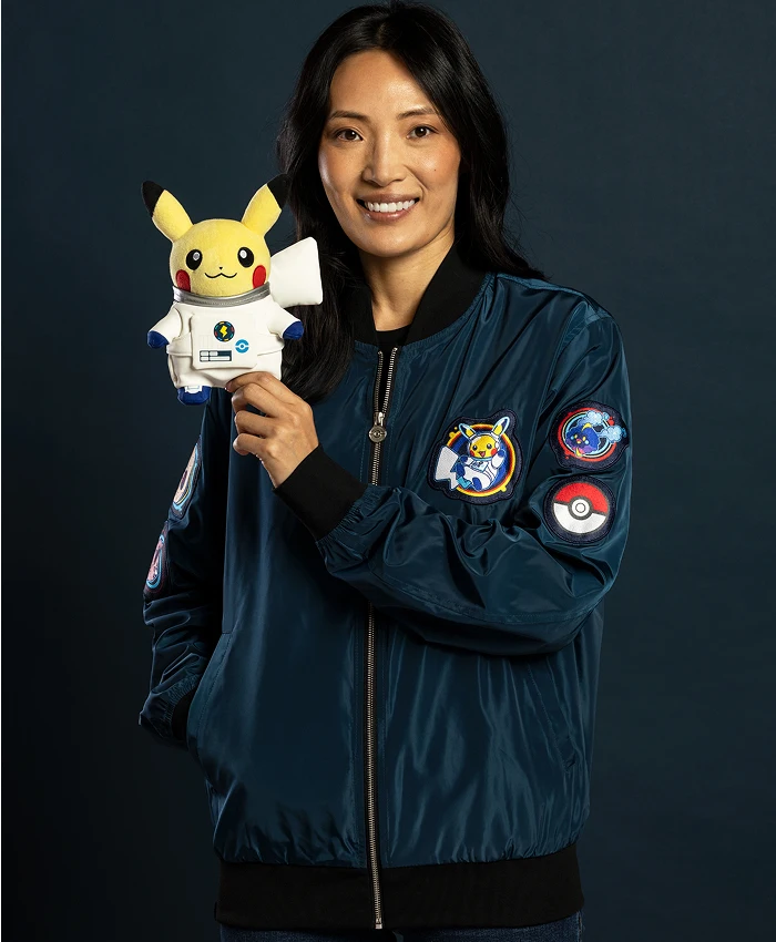 Pokemon x European Space Agency Navy Bomber Jacket