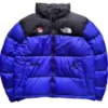 Pokemon x The North Face Nuptse Blue Puffer Jackets for Men and Women