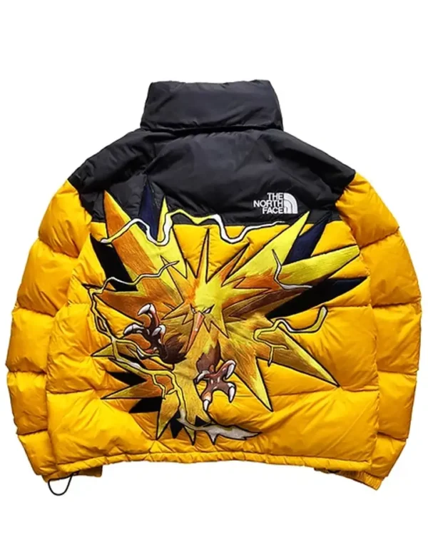 Pokemon x The North Face Nuptse Puffer Yellow Jackets for Men and Women