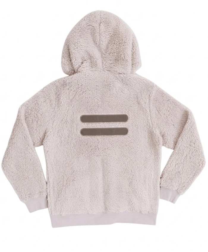 Pusheen Character Zip Up Cream Sherpa Hoodie Sale