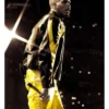R and B Tour 2026 Chris Brown Balenciaga Black and Yellow Jacket