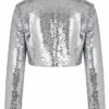 Real Housewives of Salt Lake City S07 Promo Ashley Quai Silver Sequin Jacket