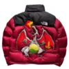 Red Pokemon X The North Face Nuptse Puffer Jackets For Men And Women