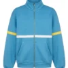 Sadie Sink Stranger Things Season 04 Max Mayfield Blue Fleece Jacket For Sale