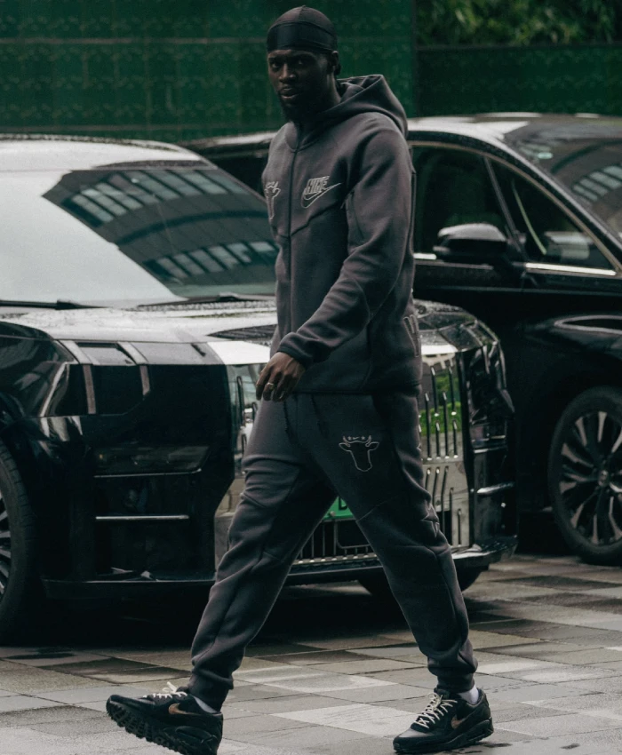 Shanghai Sheck Wes Rocking Wagyu x Nike Fleece Hooded Jacket