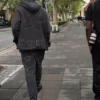 Shanghai Sheck Wes Rocking Wagyu x Nike Grey Fleece Hooded Jacket
