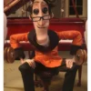 Shop Coraline Other Father Halloween Orange Belted Robe