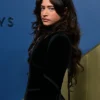 Shop Emmy Awards 2026 Odessa Azion Fringed Velvet Jacket
