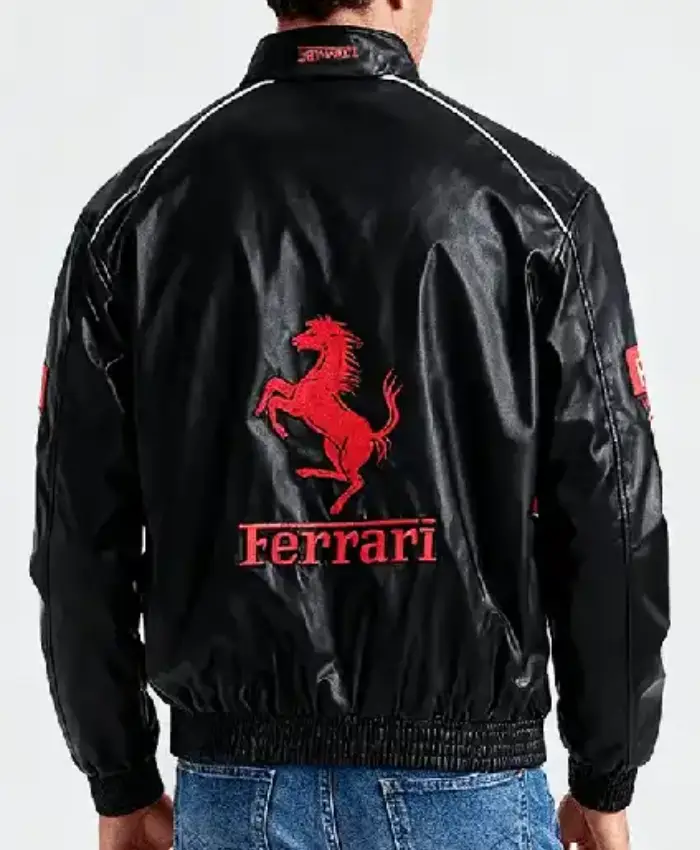 Ferrari F-1 レーシングジャケット 黒 Ferrari F1 Vintage Racing