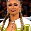 Shop Kelani Jordan WWE Next 2026 Cropped Moto Leather Jacket