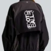 Shop NFL Baltimore Ravens Lululemon Womens Ventilated Oversized Black Track Jacket
