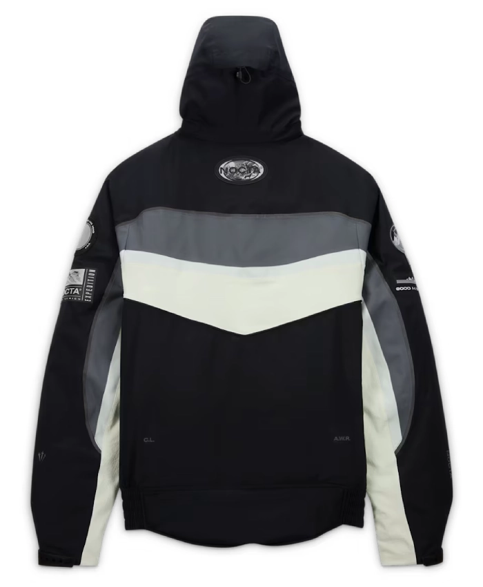 Shop NOCTA 8K Peaks DLMTS 8000 Black and White Hooded Jacket