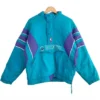 Shop Now Charlotte Hornets 90s Blue Pullover Jacket