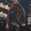 Shop Now Drake Jewellry Room Black Shearling Jacket