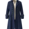 Shop Now Halloween Pirate Blue Wool Long Trench Coat