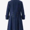 Shop Now Halloween Pirate Wool Long Blue Trench Coat
