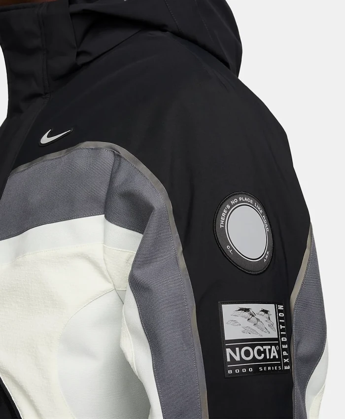 Shop Now NOCTA 8K Peaks DLMTS 8000 Black and White Hooded Jacket