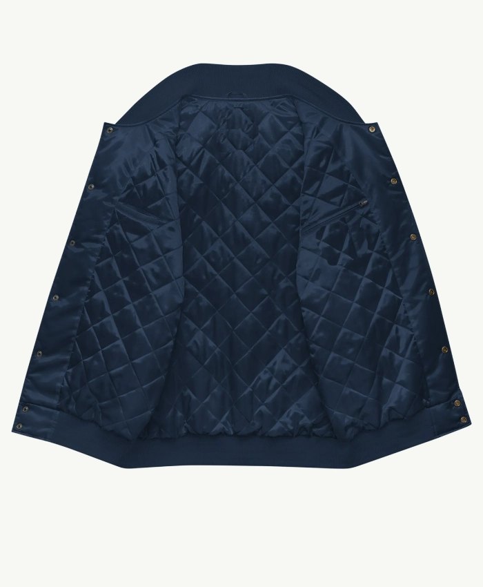 Shop Now New York Yankees Across Satin Full Snap Varsity Jacket