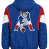 Shop Now Patriots 2026 Throwback Blue Hooded Jacket