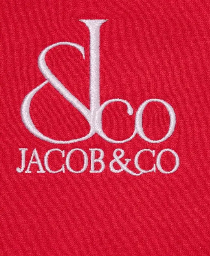 Shop Now Supreme x La Martina x Jacob and Co Red Zip Up Sweatshirt