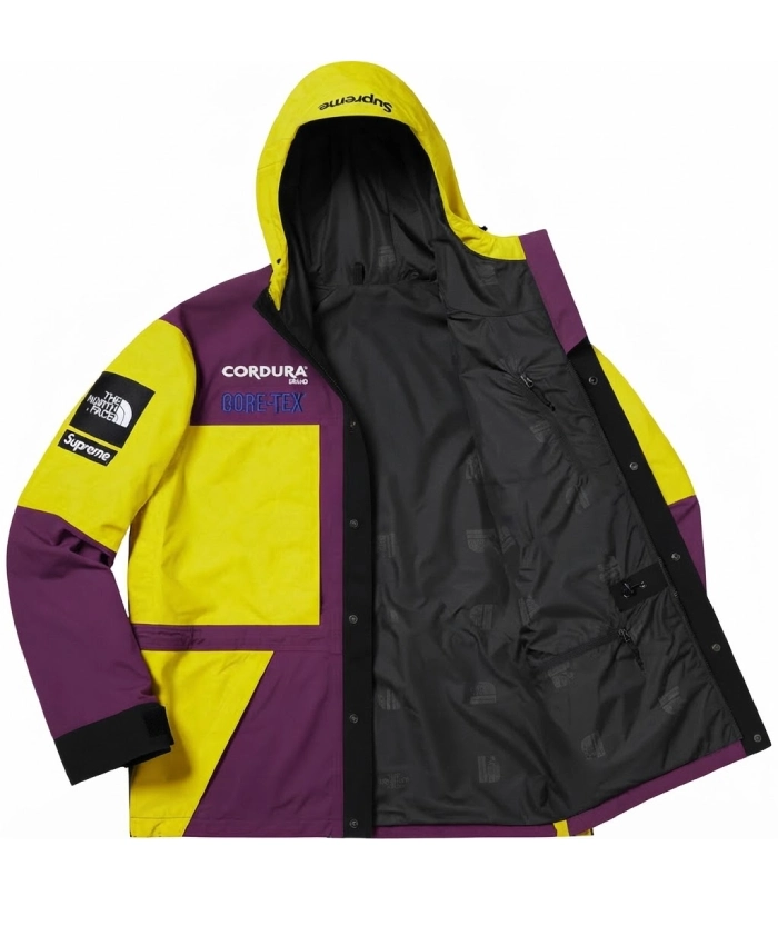 Shop Now Supreme x The North Face Expedition Purple Hooded Jacket