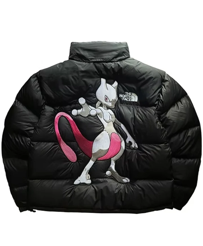 Shop Pokemon x The North Face Nuptse Puffer Black Jackets for Men and Women