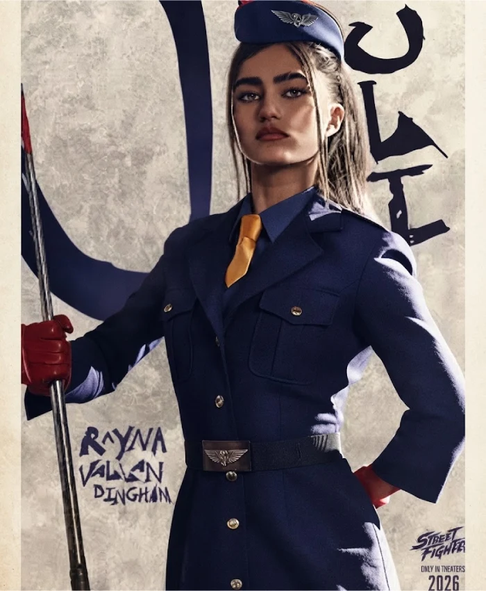 Shop Rayna Vallandingham Movie Street Fighter 2026 Juli Overcoat On Sale
