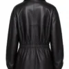 Shop The Frankie Shop Carnaby Rihanna Black Leather Jacket On Sale