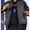 Snoop Dogg 2026 iHeartRadio Music Festival Full Zip Black Bomber Jacket