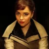 Solo A Star Wars Story Qira Beige Cotton Jacket