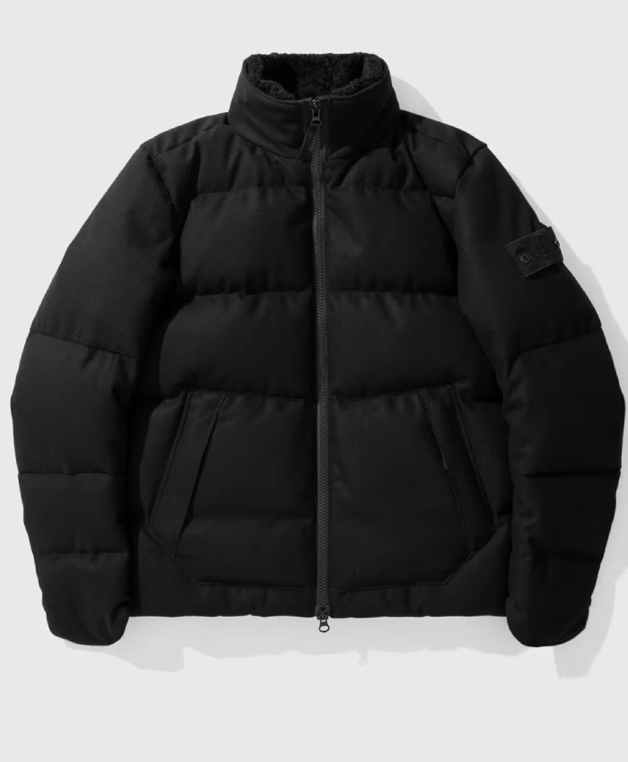 Stone Island Ghost Real Down Black Puffer Jacket On Sale