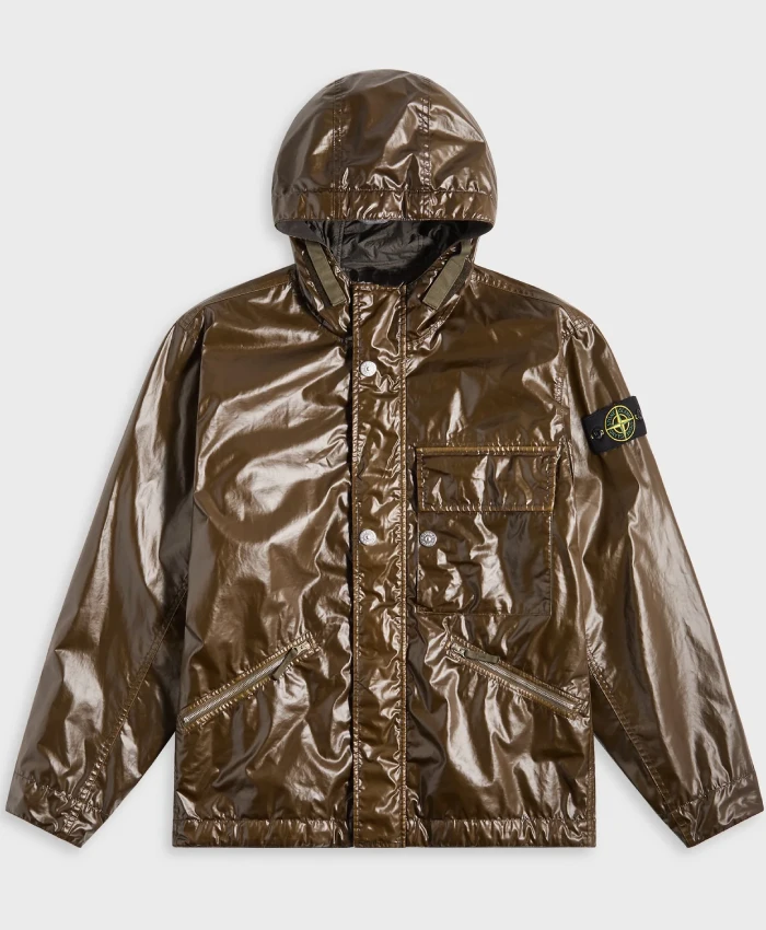 Stone Island Mussola Gommata TC Garment Dyed Jacket