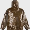 Stone Island Mussola Gommata TC Garment Dyed Leather Jacket