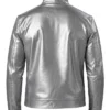 Street Fighter Curtis James Metallic Leather Jacket
