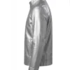 Street Fighter Curtis James Metallic Silver Jacket