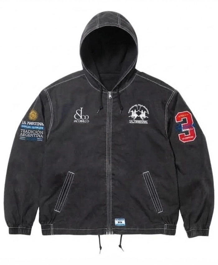 Supreme La Martina Black Cotton Jacket