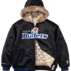 Supreme x Mitchell and Ness Teams Hooded Satin Varsity Jacket For Sale