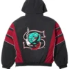 Supreme x SALEM Half Zip Black Stadium Jacket